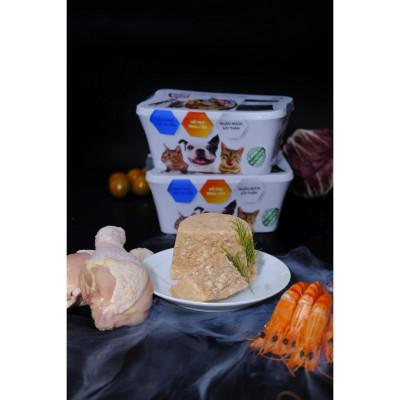 Pate Tươi Cho Chó Mèo THE PET VIET NAM Vị Hỗn Hợp Gà 01kg (Mixed Chicken And Liver)