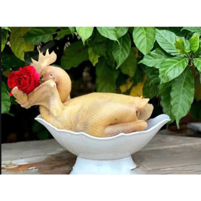 Bát đựng gà cúng  hình thuyền đẹp mắt. Bát đựng gà nguyên con, bát đựng hoa quả gọn gàng , tiện dụng