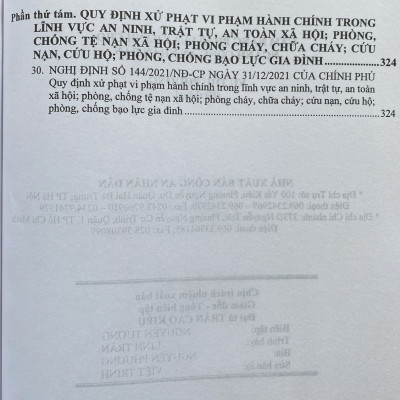 Cẩm nang pháp luật dành cho ngành Công An Nhân Dân