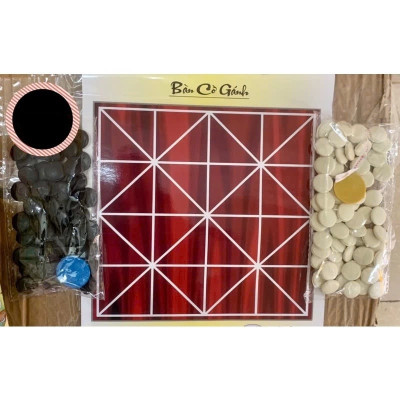 Cờ Ô Quan Hộp Giấy Lớn 5 Trong 1 - Cờ Ô Quan - Cờ Gánh - Cờ Caro - Cờ Vây - Cờ Nhảy Trò Chơi Trí Tuệ