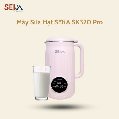 Máy làm sữa hạt mini SEKA SK320 PRO - 1.2 lít - 800W - 5 chức năng - Hàng chính hãng