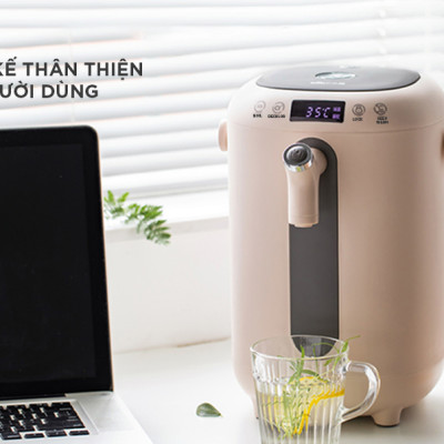 Bình Thủy Điện, Bình Thủy Giữ Ấm Đun Nóng Thông Minh BEAR KE-B30V1 Khử Clo Dung Tích 3L, Công Suất 1350W - Hàng Chính Hãng