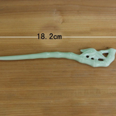 TRÂM CÀI TÓC CÂY TRE TRÚC BẰNG GỐM SỨ ĐỘC ĐÁO CÓ HỘP ĐỰNG