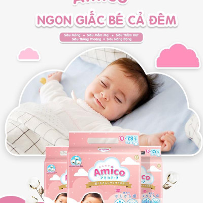 Tã dán Amico nội địa Nhật size M64+4