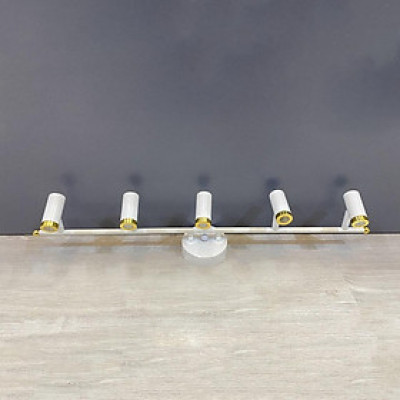 Đèn soi tranh GOSER 5 bóng phong cách cao cấp, sang trọng trang trí nhà cửa hiện đại.