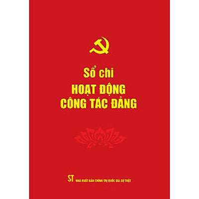 Sách Sổ chi hoạt động công tác đảng