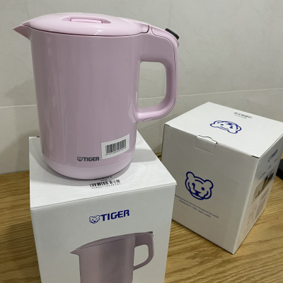 Ấm đun nước siêu tốc Tiger PCG-G10V-P (Hồng) 1L HÀNG CHÍNH HÃNG