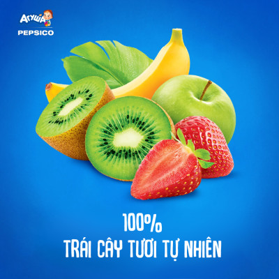 Thùng 10 Gói Trái cây nghiền mix vị Agusha 90g/gói dành cho bé từ 6 tháng trở lên