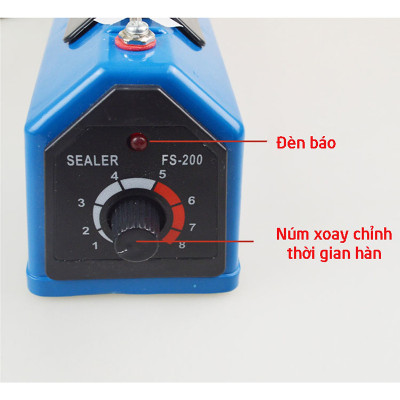 Máy Hàn Miệng Túi FS-200 – Giúp Bảo Quản Thực Vật Tươi Lâu Hơn, Áp Dụng Phổ Biến Trong Đời Sống – Hàng Chính Hãng MINIIN