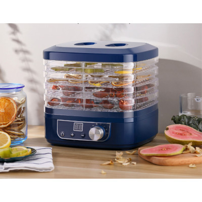 Máy sấy trái cây thực phẩm 5 tầng có hẹn giờ Hàng Nhập Khẩu