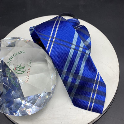 Caravat nam thắt sẵn bản nhỏ 6cm bộ sưu tập cà vạt nam mẫu mới Giangpkc hoạ tiết kẻ thanh lịch 2021