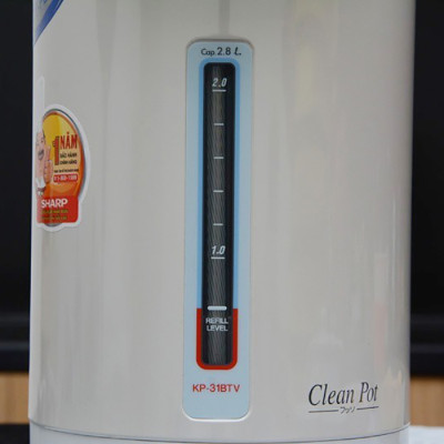 Bình Thủy Điện Sharp KP-31BTV RD/CU (2.8L) - Họa Tiết Ngẫu Nhiên - Hàng chính hãng