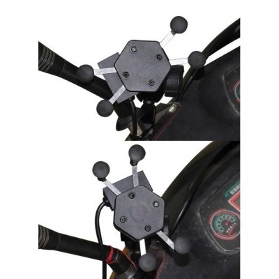 Kẹp Điện Thoại Gắn Xe Mái Có Sạc USB – Tiện Lợi Khi Di Chuyển Đường Dài, đèn ốp trần