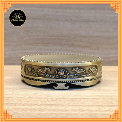 Lư xông trầm hương và đế đôn kê lư hương lư đốt trầm thay thác khói trầm hương lò xông đồ thờ cúng phong thủy Diệu Tâm