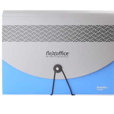 Cặp 12 Ngăn Flexoffice Fo-EB01 (Màu Ngẫu Nhiên)