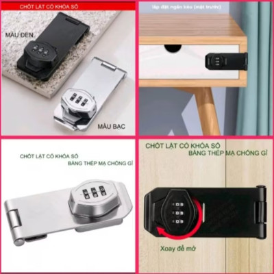 1 BỘ KHÓA CỬA KHÓA SỐ MẬT KHẨU CAO AN TOÀN CHỐNG TRỘM CHO MỌI GIA ĐÌNH
