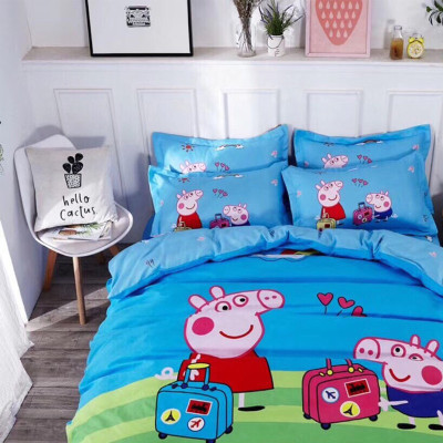 Bộ drap và vỏ chăn cotton Classic Kid VCK2002 ( 4 món )