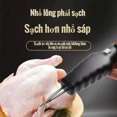 [Mới Nhất] Máy Nhổ Lông Gà Vịt Cầm Tay – Tích Điện, Động Cơ Mạnh Mẽ