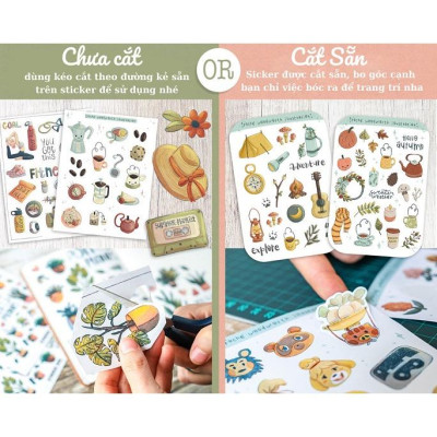 sticker sheet cozy chritmas - trang trí sổ tay, sổ nhật kí | bullet journal stickers