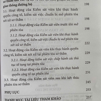 Kỹ Năng Thực Hành Quyền Công Tố, Kiểm Sát Việc Khởi Tố, Điều Tra, Truy Tố, Xét Xử Sơ Thẩm Vụ Án Về Các Tội X.  âm phạm An Toàn Giao Thông