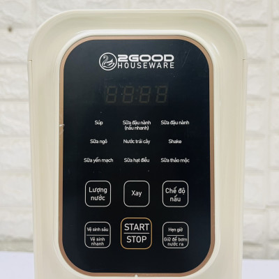 Máy Làm Sữa Hạt 2GOOD SONA I8 Chuyên Dụng Tự Động 100% - Thương Hiệu Malaysia Tự Vệ Sinh Gồm Nhiều Chế Độ Nấu Dung Tích 1.2 Lít Công Suất 1000 W - Hàng Chính Hãng