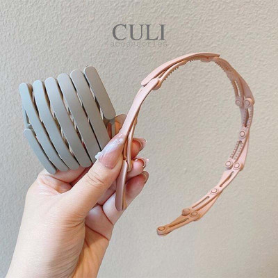 Cài tóc gấp gọn, băng đô cài tóc gấp gọn bỏ túi siêu tiện lợi, phong cách Hàn Quốc xinh xắn - Culi accessories