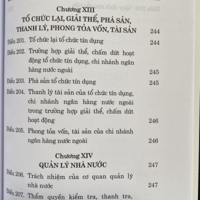 Luật Các Tổ Chức Tín Dụng