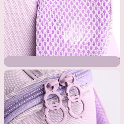 Balo chống gù dáng hộp cho bé, ,balo học sinh tiểu học siêu dễ thương HS9059