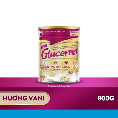 Thực phẩm dinh dưỡng y học Glucerna hương vani 800g/850g