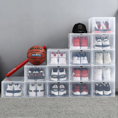 Hộp Đựng Giày Nhựa Cứng Cao Cấp Size Lớn Cửa Nam Châm Lắp Ráp Tiện Lợi Song Anh- Hàng Chính Hãng