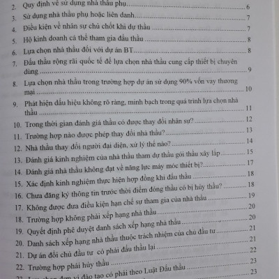 Sổ Tay Tra Cứu Nghiệp Vụ Đấu Thầu - 382 Câu Hỏi Đáp Tình Huống Về Đấu Thầu Qua Mạng Chào Hàng Cạnh Tranh