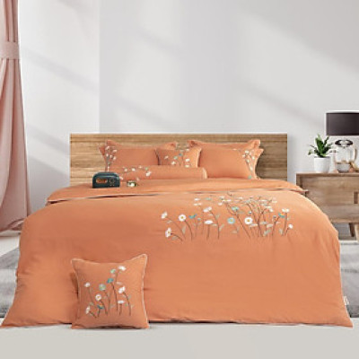 Vỏ gối EVERON Modal Sắc thu ESM23013 thêu hiện đại sang trọng, nhiều kích thước