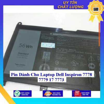 Pin Dành Cho Laptop Dell Inspiron 7778 7779 17 7773 - Hàng Nhập Khẩu New Seal
