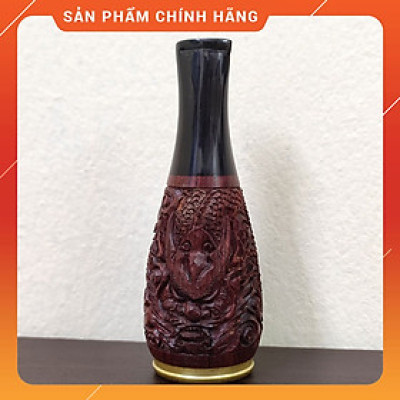 Tẩu Bắt Tóp Ci gar TG012 Ring Size 40-60 Bằng Gỗ Khắc Họa Tiết Rộng Cuộn Cực Đẹp - Hàng Thủ Công