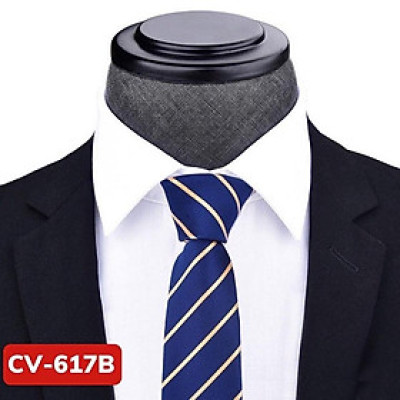 Cà vạt Nam bản nhỏ 6cm cao cấp phong cách thời trang Hàn Quốc phù hợp giới trẻ, công sở, đám cưới, MC,Giangpkc