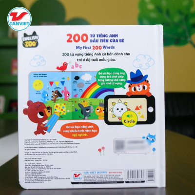 Sách - 200 Từ Vựng Tiếng Anh Đầu Tiên Của Bé - My First 200 Words - Tân Việt Books