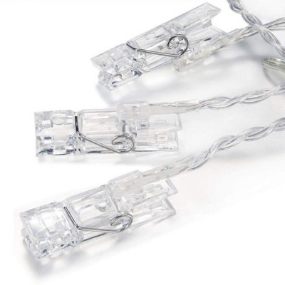 Dây đèn treo ảnh V.2 - Đèn màu trắng