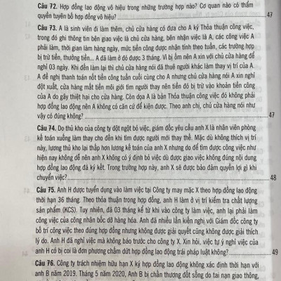 500 Câu Hỏi Và Tình Huống Giải Quyết Các Vướng Mắc, Tranh Chấp Lao Động Theo Bộ Luật Lao Động Năm 2019