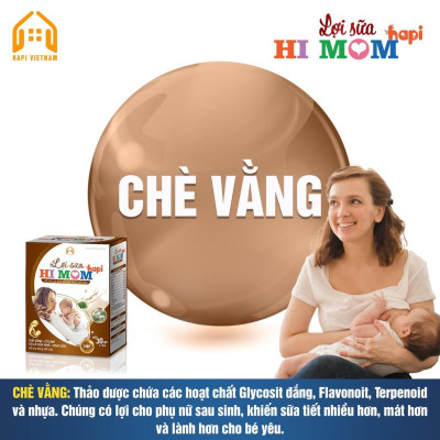Lợi sữa Hi Mom Hapi- Sữa nhiều hơn, thơm hơn, đặc hơn, mát hơn, thông tắc tia sữa