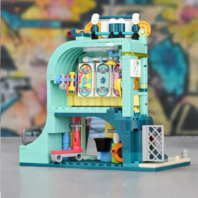 Đồ Chơi Lắp Ráp Lovely Street Husky Skate Shop - Keepplay K28009 (350 Mảnh Ghép)