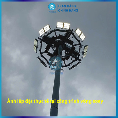 Đèn Pha cao áp 577W chip led P h i l i p s rọi xa, IP66 chuyên lắp đặt công trình vòng xoay, sân bóng