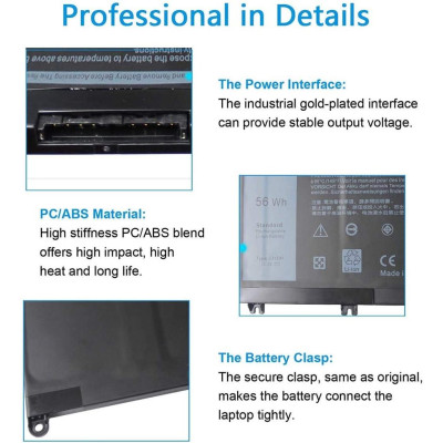 Pin Tương Thích Cho Laptop Dell Latitude 3579 3580 3590 -33Ydh - Hàng Nhập Khẩu New Seal TEEMO PC TEBAT1158