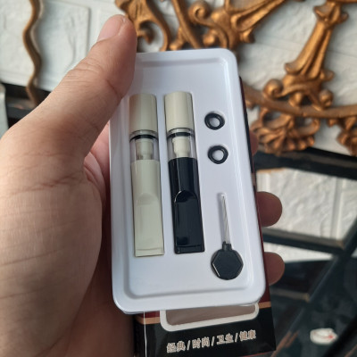 Hộp 2 tẩu thuốc nhựa dẻo VJ-105, gắn được điếu nhỏ và lớn fullbox, Shop Thành Nhi