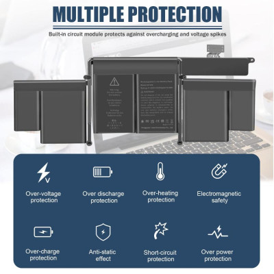 Pin Dành Tương Thích Cho Macbook Pro 13 A1582 Retina Early 2015 Mf841Ll/A TEEEMO PC Hàng Nhập Khẩu New Seal