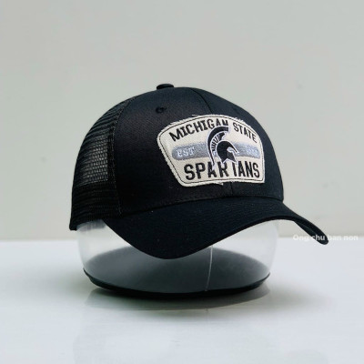 (NEW) Nón kết, mũ lưỡi trai Unisex MICHIGAN STATE vải Kaki nhập khẩu thời trang (Ảnh thật)