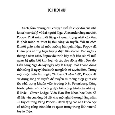 Kể Chuyện Cuộc Đời Các Thiên Tài - Alexander Popov - Chinh Phục Khoảng Không