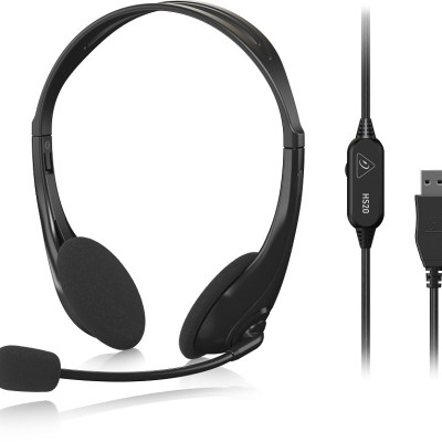 Behringer HS20 USB Stereo Headset with Swivel Microphone-Hàng Chính Hãng