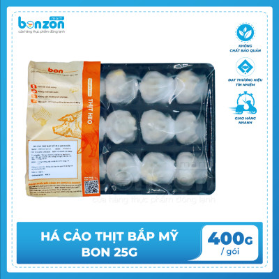 Há cảo thịt bắp mỹ BON 400gr