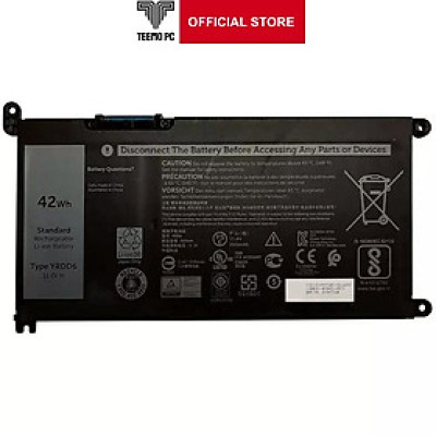 Pin Tương Thích Cho Laptop Dell Inspiron 14 3482 - Yrdd6 42Wh - Hàng Nhập Khẩu New Seal TEEMO PC TEBAT145