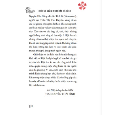 Người bạn đường du lịch văn hóa Hội An (bản in 2024)